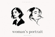 Woman's Portrait I, a Person Illustration by PeDe Designs (Thumbnail 2 of 6)