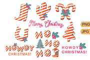 Cowboy Christmas PNG Bundle Western, an Illustration by TanchaArt (Thumbnail 1 of 10)