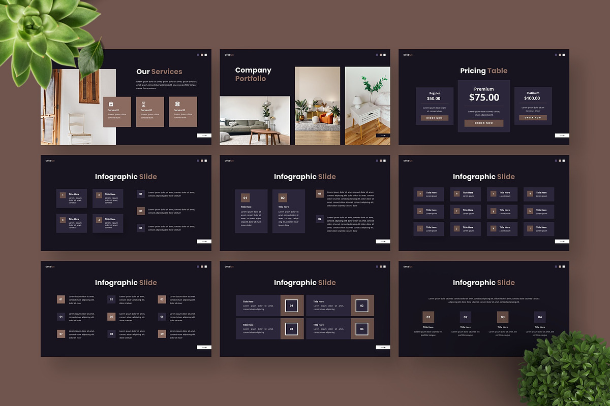 Decolux - Powerpoint Templates, a Presentation Template by Deepslide Studio