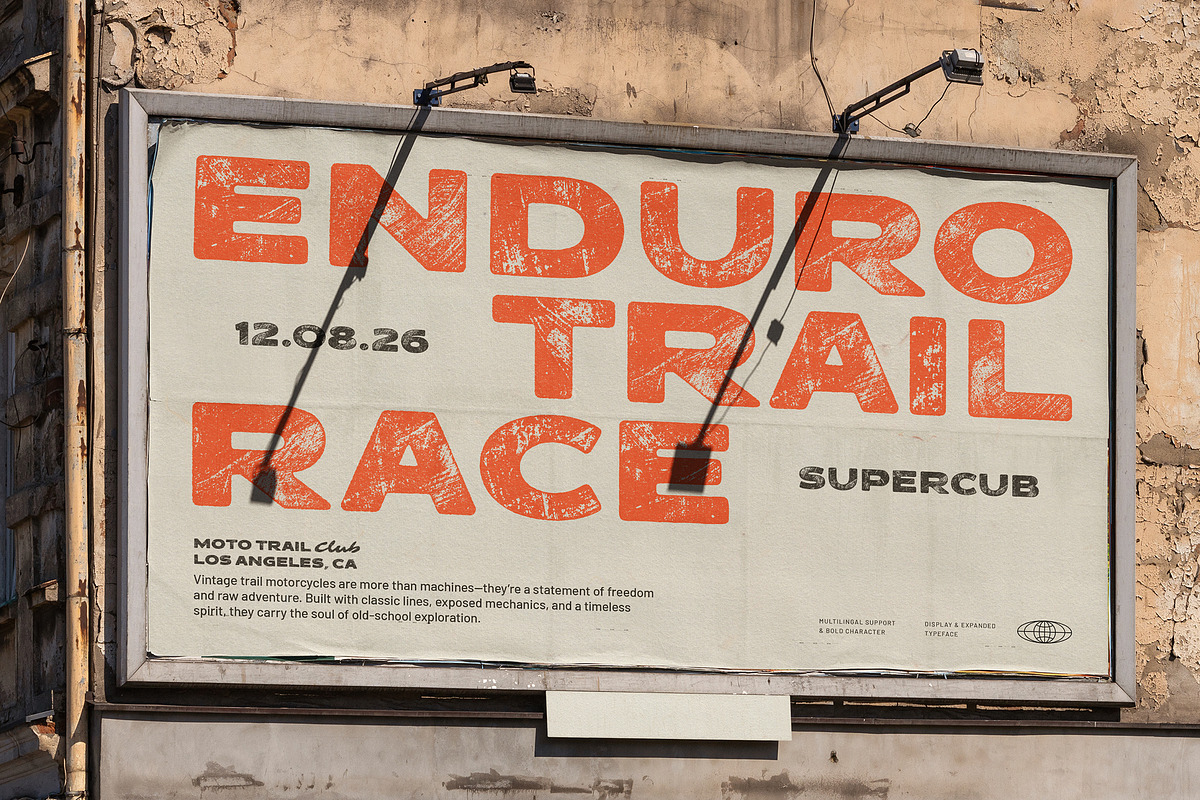 Rushpico - Bold Rough Stamp Font, a Sans Serif Font by Typia Nesia (Photo 8 of 11)