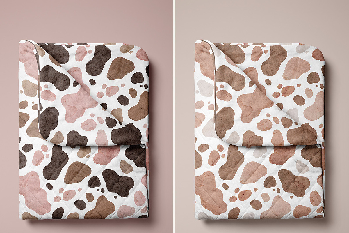 Pastel Cow Print Seamless Pattern, a Pattern Graphic by Brzozowska (Photo 8 of 12)