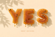 Honeycombs Font, a Sans Serif Font by Handmadefont (Thumbnail 3 of 15)