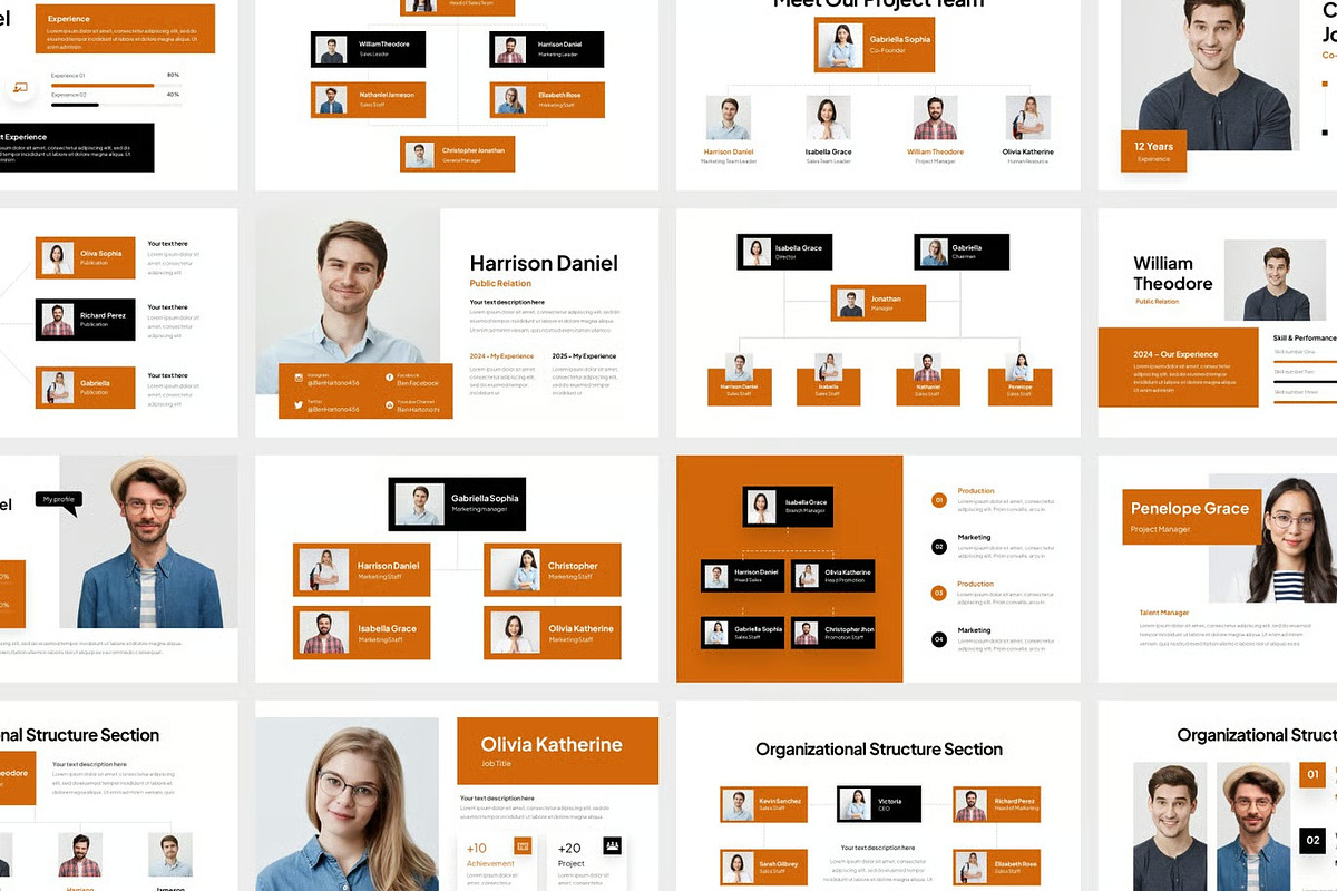 Organization Structure GSlides Point, a Presentation Template by Fit-tee (Photo 2 of 2)