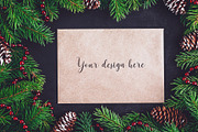 48 Christmas Mockup, a Print Template by Walentin (Thumbnail 43 of 49)