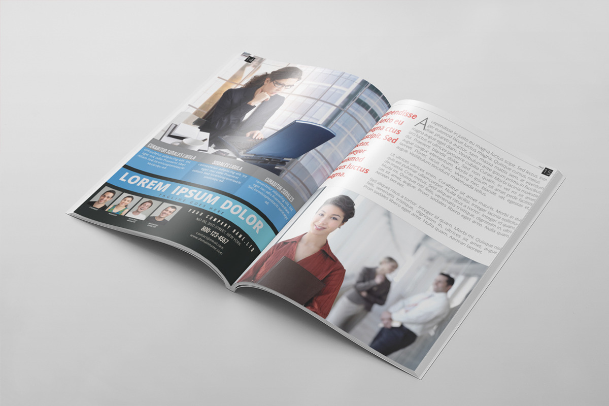 Magazine Template 14, a Magazine Template by pmvch (Photo 8 of 10)