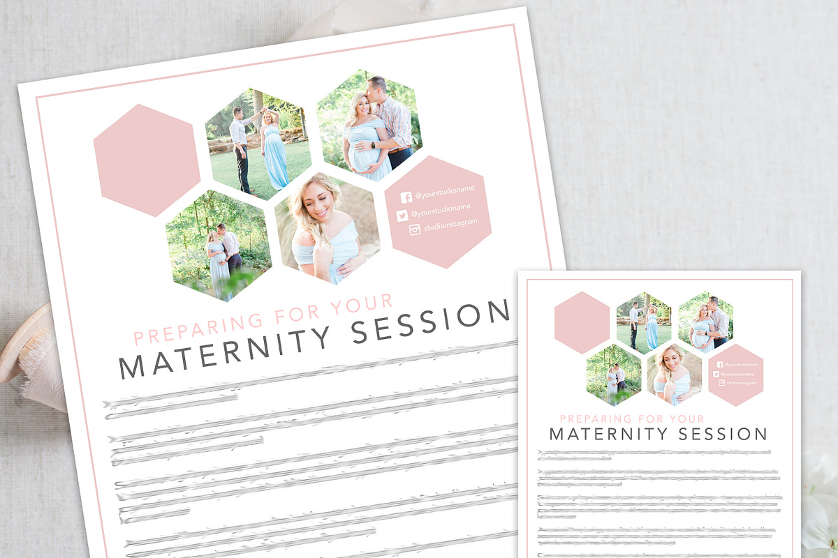 Maternity Session Prep Guide, a Templates & Theme by ashley.maton