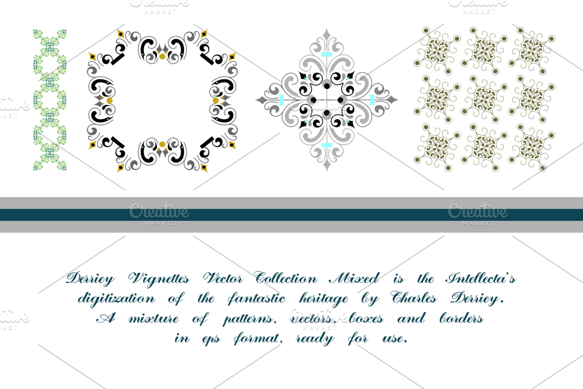 Derriey Vignettes Vector Mixed