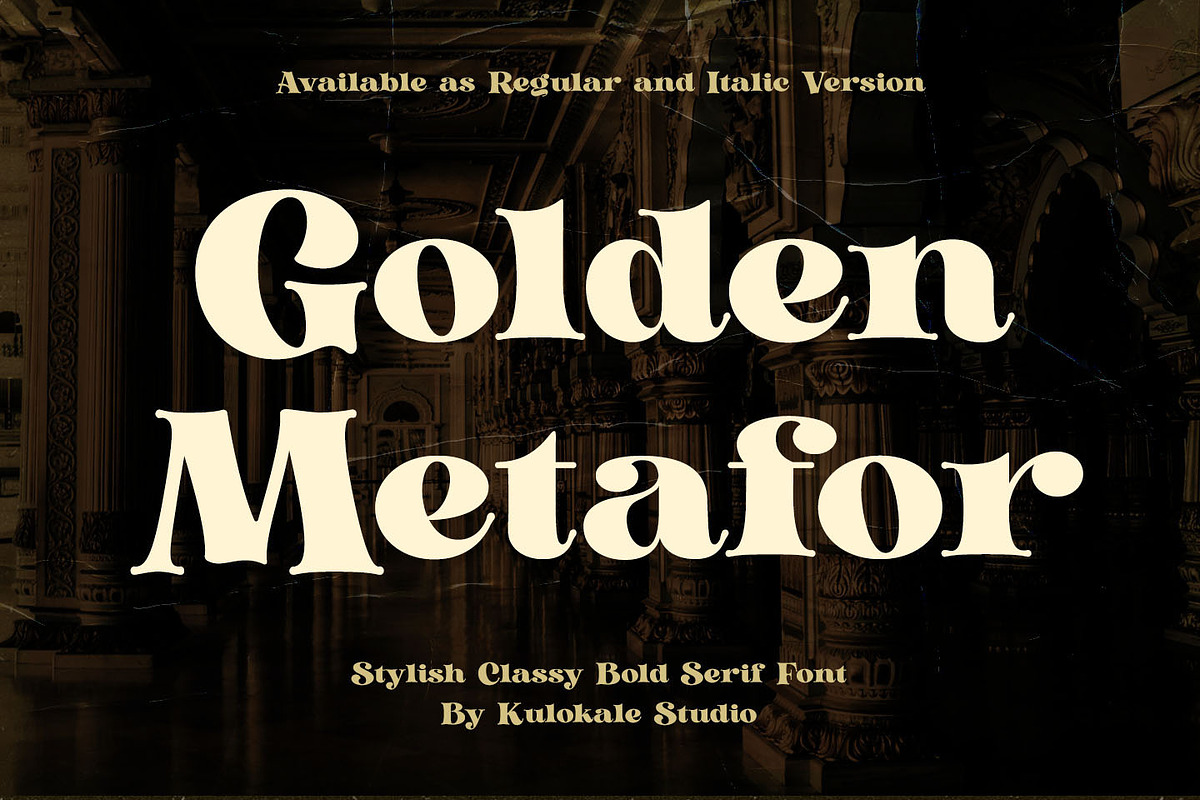 Golden Metafor - Classy Bold Serif