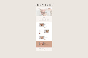 Beauty Website Template -Squarespace