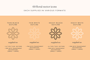 Floral Vector Icons, an Object Graphic by Emma Webb Studio (Thumbnail 3 of 6)