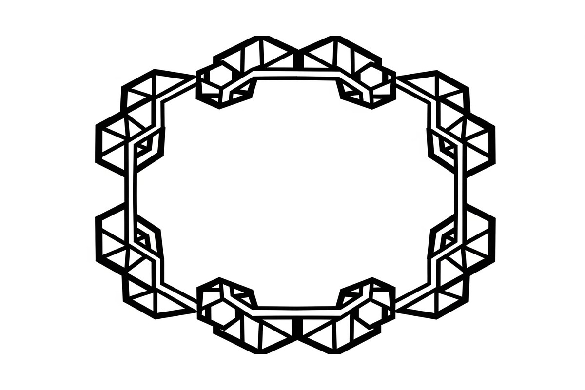 Polygon Frame & Label Bundle, an Illustration by Creativeshirt (Photo 39 of 51)