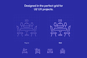 Hotel and Hospitality Icon Set, an Outline Icon by Prosymbols (Thumbnail 3 of 8)
