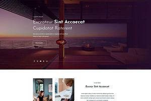 Interior Design - Divi Landing Page