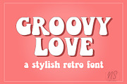 Retro font, Groovy font , Boho font, a Script Font by NS Arts Shop (Thumbnail 1 of 5)