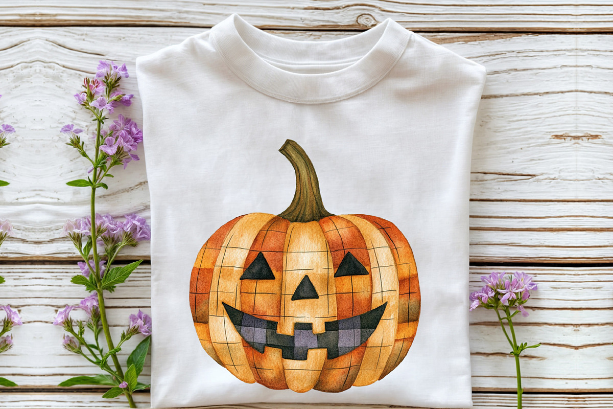 Halloween Autumn Plaid Clipart, an Illustration by Rose Art (Photo 5 of 7)