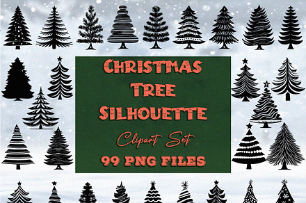 Christmas Tree Silhouette (AI File), an Object Graphic by DesignBTF