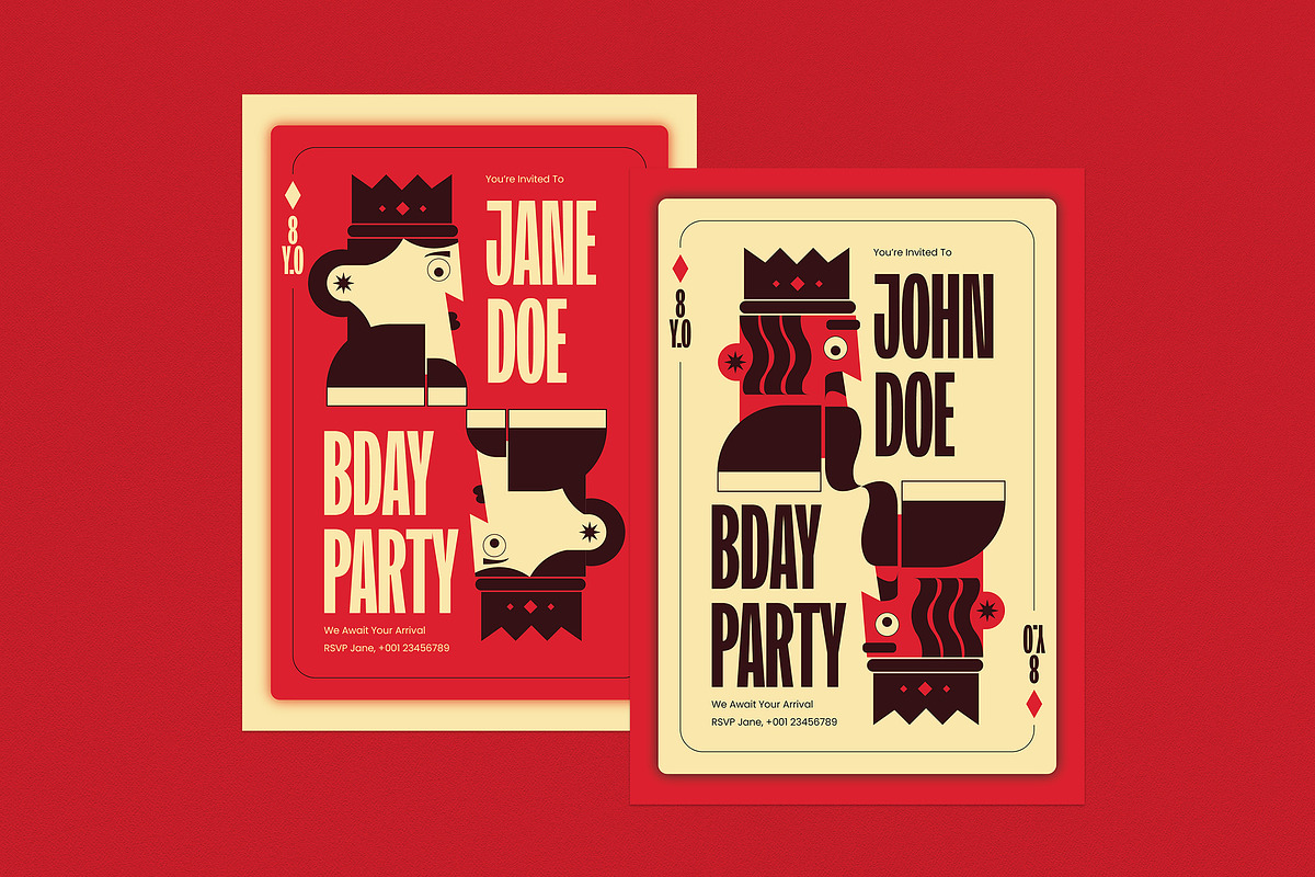 Birthday Invitation, an Invitation Template by graphicook (Photo 1 of 3)