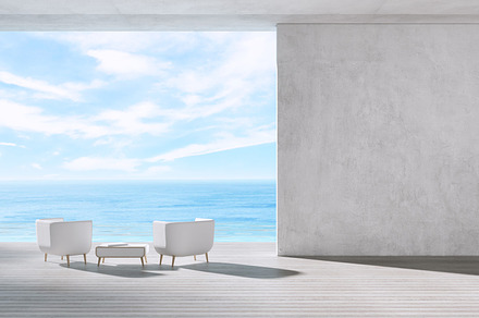 Modern interior living room stock photo containing modern and interior