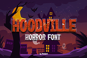 Hoodville - Horror Font, a Sans Serif Font by Pinisi ART (Thumbnail 1 of 10)