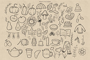 Cozy Autumn Procreate Stamps, a Brush Add-On by Dervik Art Store (Thumbnail 3 of 7)