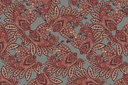 Floral Paysley seamless paterns, a Pattern Graphic by antalogiya (Thumbnail 2 of 5)