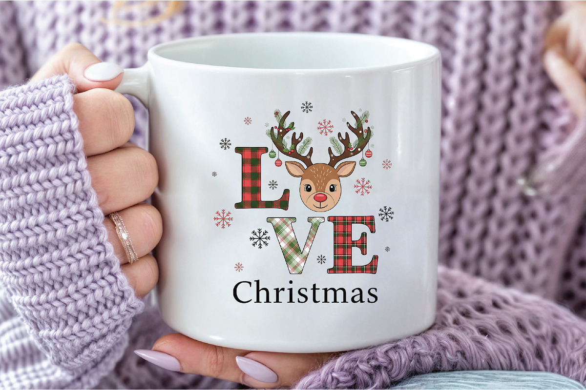 Love Christmas PNG Sublimation, an Illustration by Libby Wishes (Photo 2 of 5)