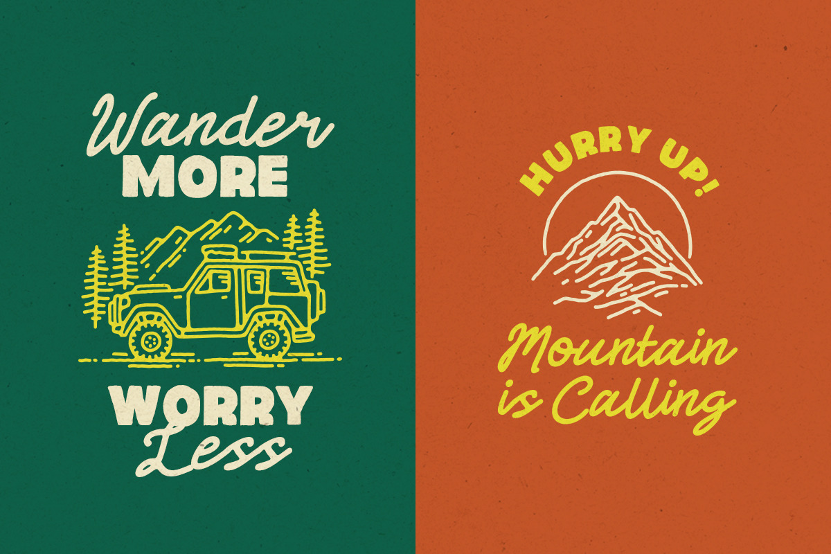 Campino Holiday - Handmade Font Duo, a Sans Serif Font by Bale Type (Photo 3 of 12)