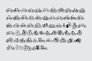 Cycle font-50% off, a Symbol Font by Jadugar Design Studio (Thumbnail 3 of 4)