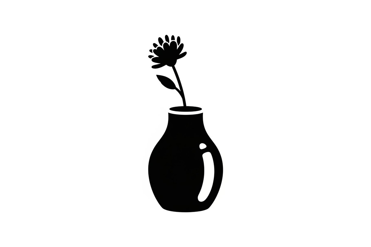 Flower Vase Silhouette Vector Bundle, an Illustration by Designs_River (Photo 27 of 51)