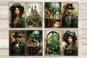 St. Patrick's Day Junk Journal Pages, a Seasonal Illustration by GlamArtZhanna (Thumbnail 6 of 10)