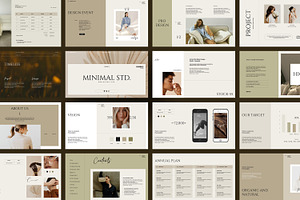 RAYE | Minimal Presentation Template, a Presentation Template by slidestock55
