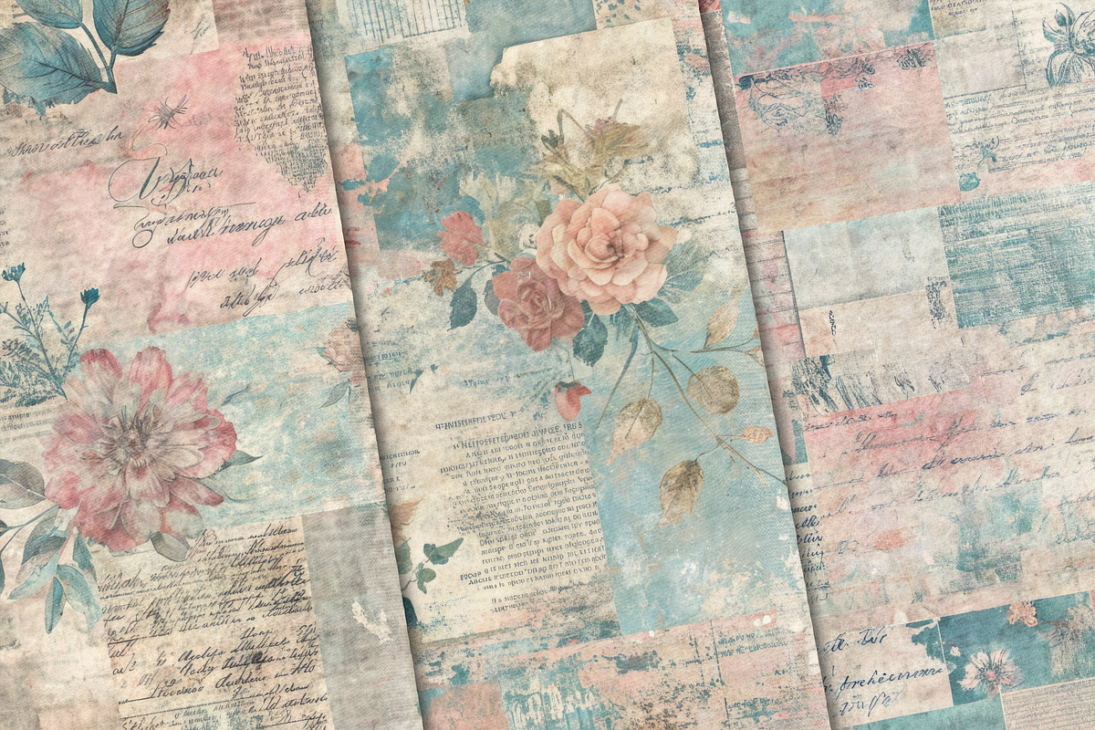 Pastel Nostalgia Seamless Patterns