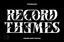 Record Themes - Elegant Font