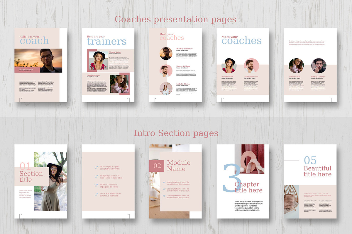 Canva Course Workbook Template, a Marketing Template by Sabin (Photo 6 of 15)