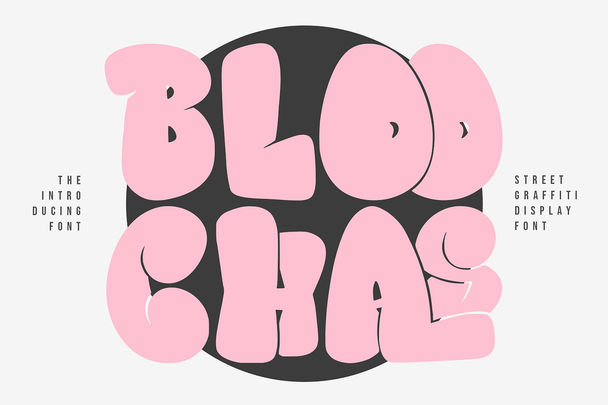 Bloochas Street Graffiti Display Fon, a Handwritten Font by Maulana Creative (Photo 1 of 6)