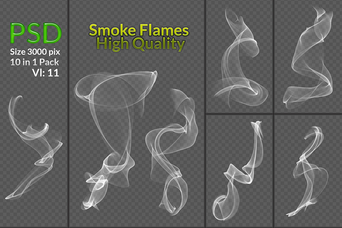 Fire & Smoke PNG Stock Bundle, a Shape Add-On by MRI STUDIO (Photo 12 of 15)