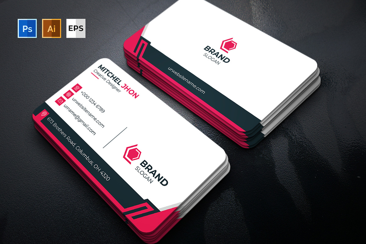 Business Card, a Business Card Template by GFXCity (Photo 1 of 4)