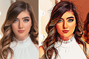 Portrait Oil painting Effect, an Action Add-On by DesignCave (Thumbnail 3 of 5)