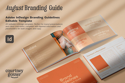August · Brand Guidelines Template