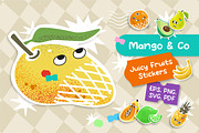 Mango & Co. Juicy Fruits Stckers, a Graphic by svetlana.belaia (Thumbnail 1 of 9)