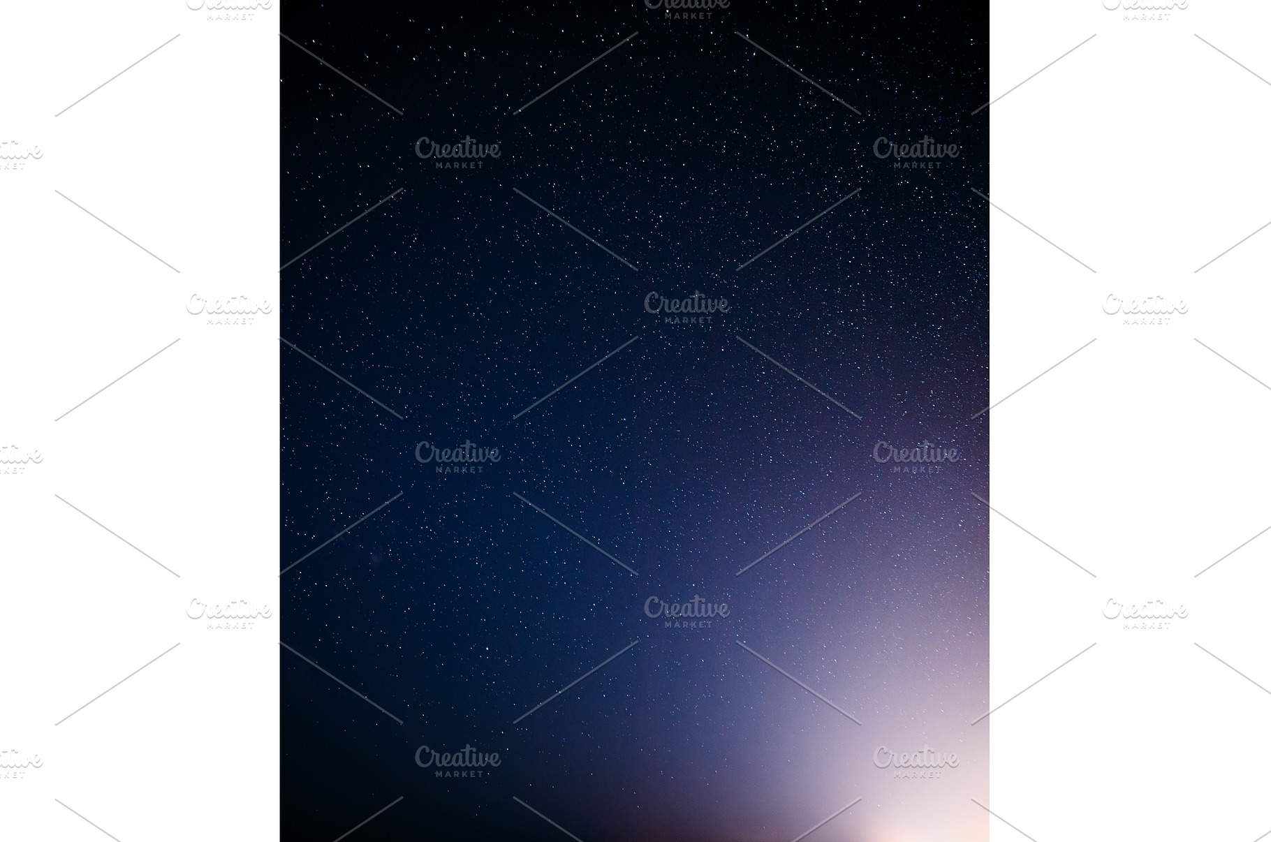 Starry Night Sky with Gradient, a Nature Photo by Our Amazing World