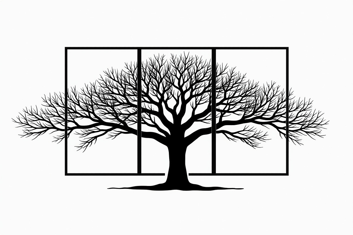 Multi-Panel Tree Silhouette Laser, a Graphic by Creativeshirt (Photo 3 of 9)