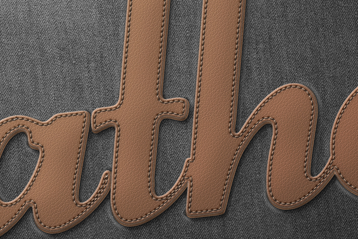 Leather Badge Photoshop Actions, an Action Add-On by Blacknull (Photo 10 of 12)