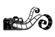 Vintage Camera Film Silhouette, an Object Illustration by yasushie (Thumbnail 10 of 31)
