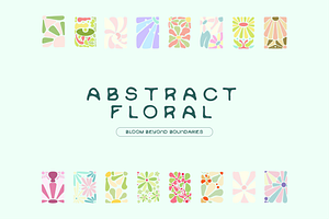 Abstract Floral, a Decorative Illustration by HunEyy