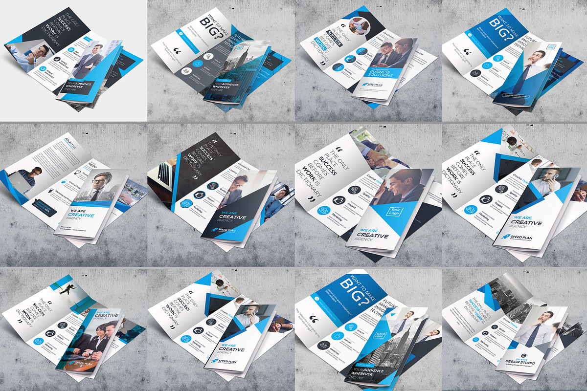 50 Business Trifold Brochures Bundle, a Brochure Template by Genereux Art (Photo 4 of 5)