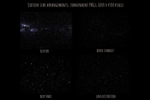 Starlight Night Sky Overlays