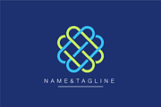 Elegant abstract monogram template, a Branding & Logo Template by WORAKAMON Design Studio (Thumbnail 4 of 5)