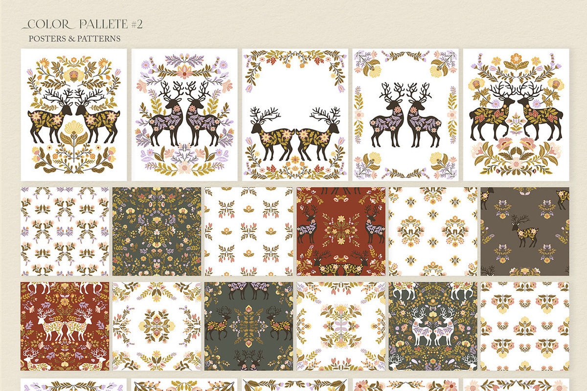 Folk Harmony, a Decorative Illustration by Jenny Quince (Photo 6 of 11)