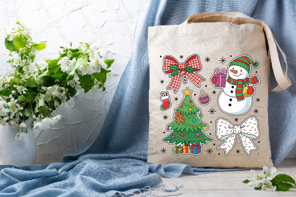 Christmas PNG, Snowman Bow PNG, an Illustration by DreamPrint404 (Photo 2 of 7)